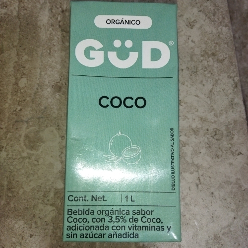 Leche de coco sin azúcar 1L