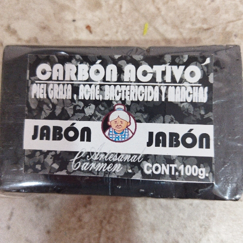 Jabón carbón activado 100gr
