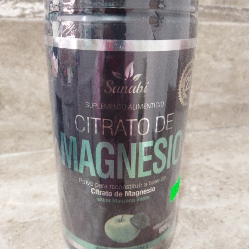 Citrato de magnesio polvo 600gr
