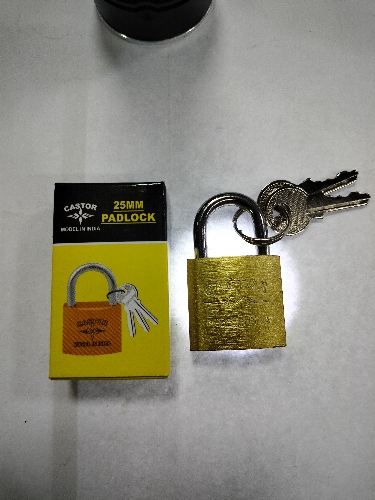 Candado # 25 castor dorado PA llave normal WJ