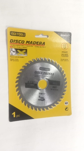 Disco 4"corte madera 40 dientes