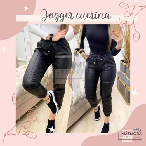 Jogger cuerina