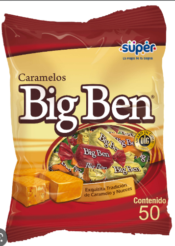 129 Big Ben caramelo x100unid