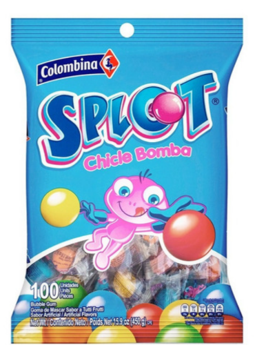 152 Chicle Splot bola x100