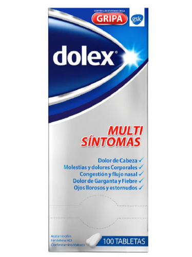 190 Dolex Gripa 4 tabletas