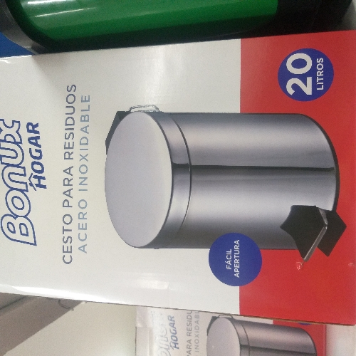 Cesto de acero inoxidable 20l Bonux