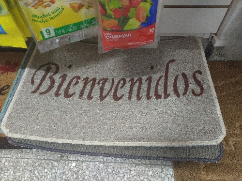 Alfombra grande estampada