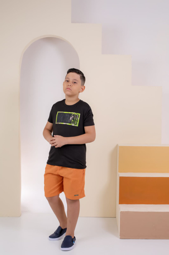Camisa ojr infantil preta @
