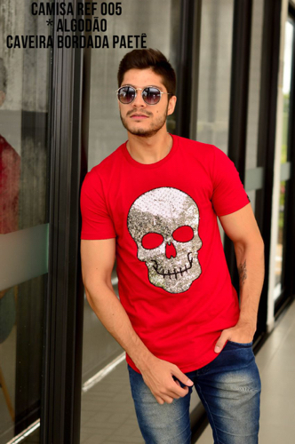 T: M Camisa society vermelha @