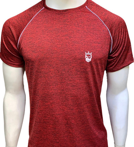T: P  Camisa esportiva vinho @