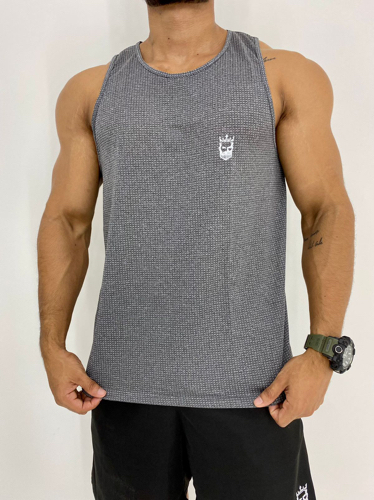 T: Plus G1 Camisa regata cinza @