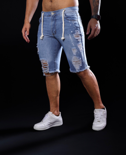 N: 40 Bermuda jeans rasgada (Falta)