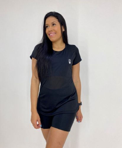 T: P Blusa / Preta para Academia