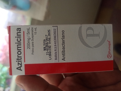 AZITROMICINA 200 MG/5ML X15 ML(PORTUGAL)