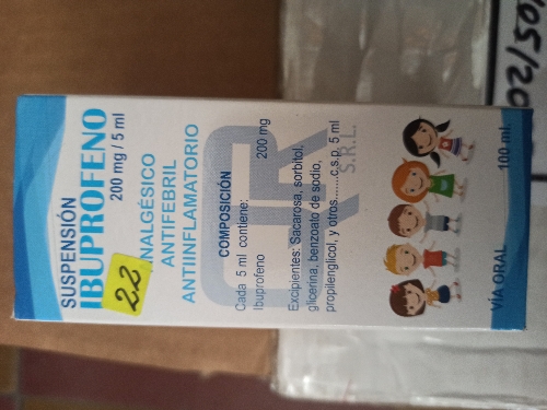 IBUPROFENO SUSPENSIÓN 200MG/5ML X100 ML