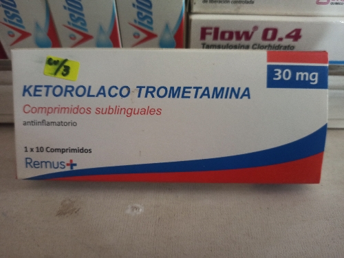 KETOROLACO TROMETAMINA 30 MG COMPRIMIDO