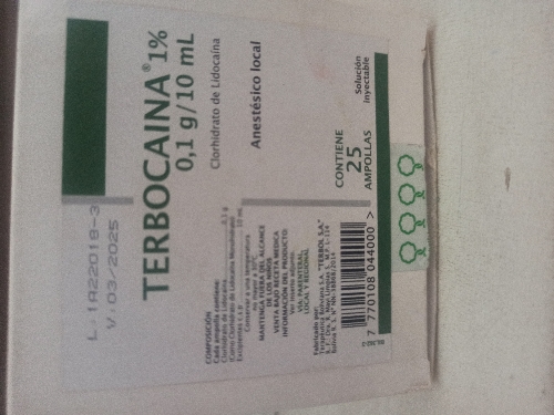 TERBOCAINA 1% 0,1GR/10ML(TERBOL)