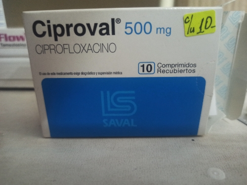 CIPROVAL 500 MG