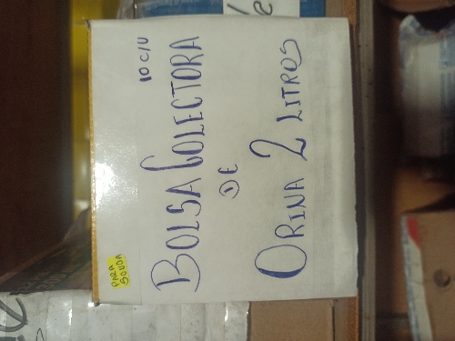 BOLSA COLECTORA DE ORINA 2 LITROS PARA SONDA