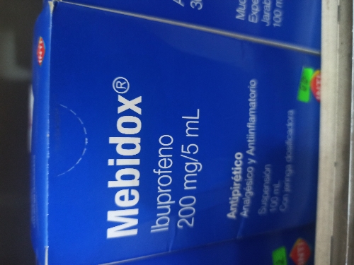MEBIDOX IBUPROFENO 200 MG/5MLX100 ML