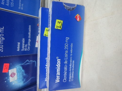 VERAMIDON TABLETA 250 MG(INTI)