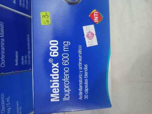 MEBIDOX 600 IBUPROFENO