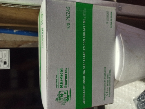 JERINGA DE INSULINA 1 ML