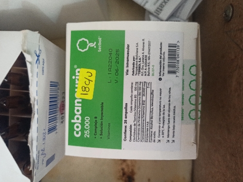 COBANEURIN 25.000 CONPLEJO B(TERBOL)