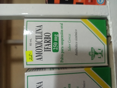 AMOXICILINA IFARBO 250 MG X60 ML(IFARBO)