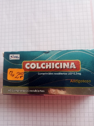 COLCHICINA 0,5 MG COMPRIMIDO