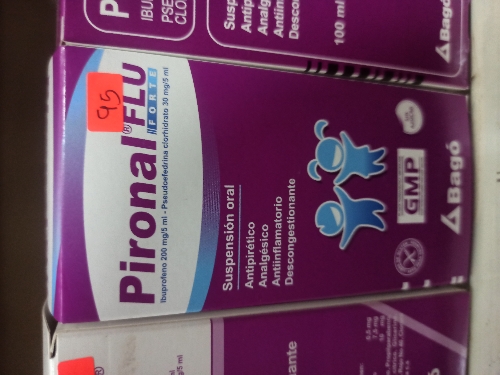 PIRONAL FLU FORTE IBUPROFENO 200 MG/5ML(BAGO)