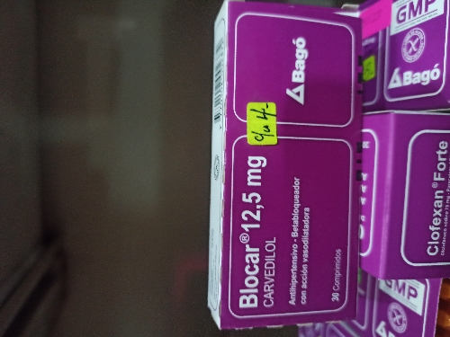 BLOCAR 12.5MG COMPRIMIDO(bago)