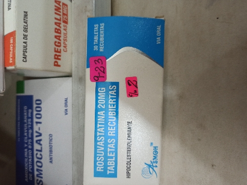 ROSUVASTATINA 20 MG