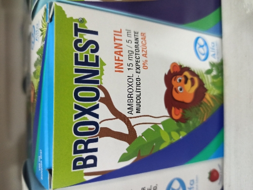 BROXONEST  INFANTIL AMBROXOL 15MG/5ML X100 ML