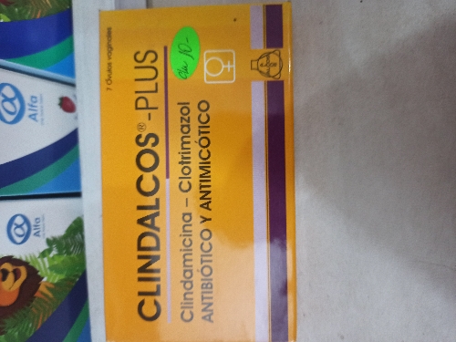 Clindalcos Plus Clindamicina 100Mg Y Clotrimazol 100Mg X Ovulo
