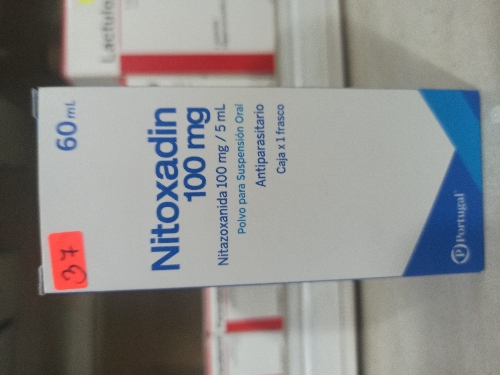 NITOXADIN  NITAZOXANIDA 100 MG/5ML JARABE