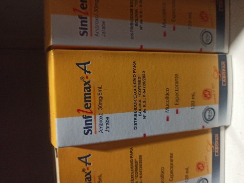 SINFLEMAX,AMBROXOL 30 MG/5ML JARABE X120 ML