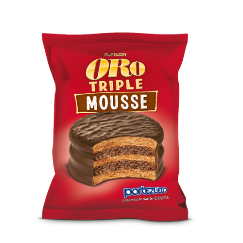 Alfajor Oro Mousse Triple