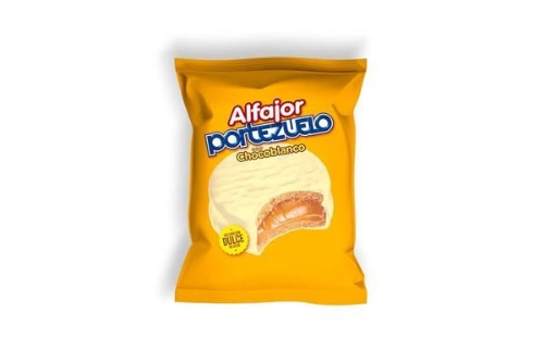Alfajor Portezuelo Chocolate Blanco
