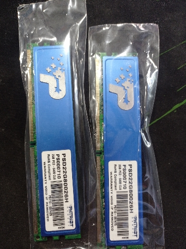 4gb 2x2gbPatriot 800  SM