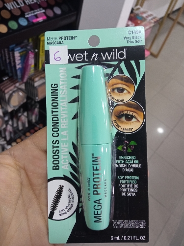 Mega proteína lavable máscara de pestañas