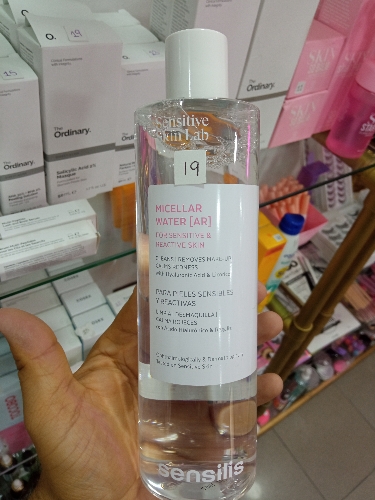 Agua micellar sensilis