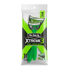 MAQUINA DE AFEITAR SCHICK PIEL SESIBLE 3 HOJAS