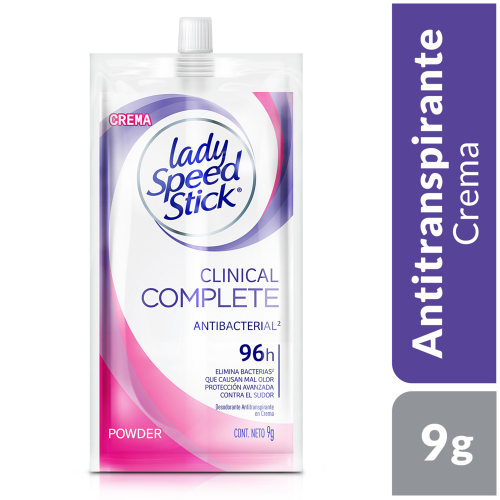 DESODORANTE  EN CREMA SPEED STICK CLINICAL COMPLETE  9g