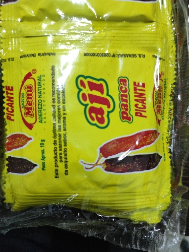 Aji panca picante  rojo 10g