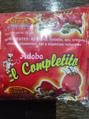 El completito adobo 10grs
