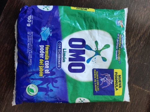 Jabon en polvo OMO limon 150g