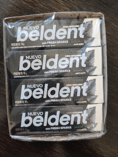 Chicle BELDENT negro 10g