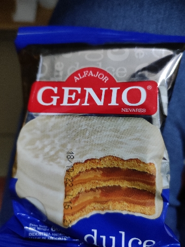 Alfajor blanco GENIO