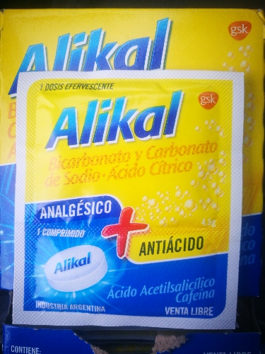 Analgesico+Antiacido ALIKAL Sobre